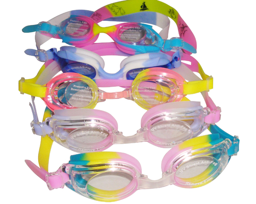 Il legame ecologico muore schermo UV degli occhiali di protezione su ordinazione degli occhiali di protezione di nuoto del silicone