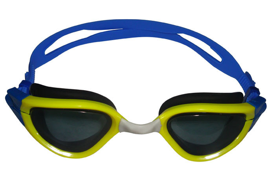 Protezione Anti-uv degli occhiali di protezione del nuoto dei bambini blu neri gialli